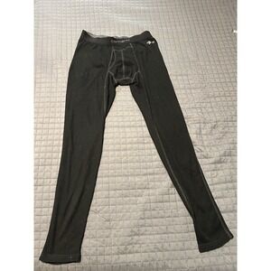Carhartt Force Mens Thermal Long John Pant Size M Black Waffle Knit Base
